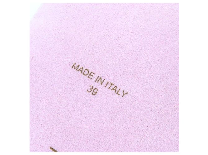 Whisper Pantofole ricamate Monogram Louis Vuitton Rosa - vista 10