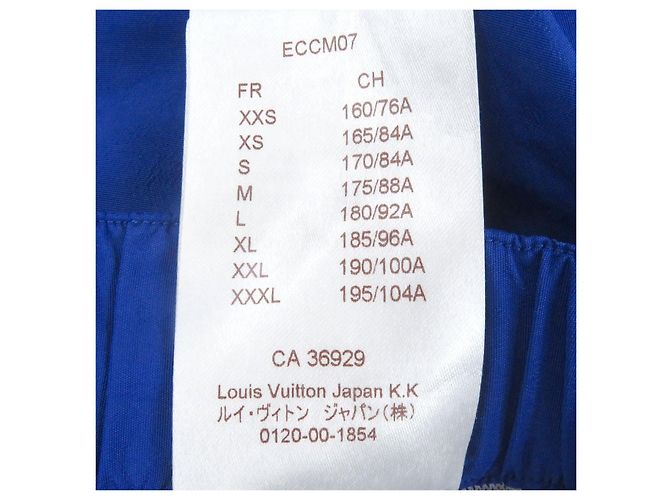 Bermuda de nylon Louis Vuitton Azul - vista 10