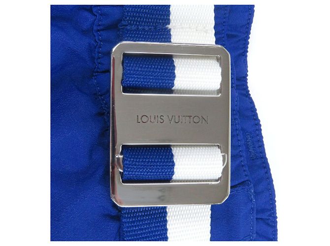 Bermuda de nylon Louis Vuitton Azul - vista 6