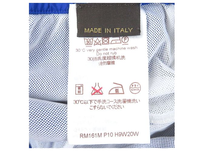 Bermuda de nylon Louis Vuitton Azul - vista 8