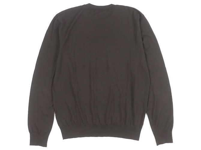 Suéter de cachemira Hermès Castaño Marrón oscuro - vista 3