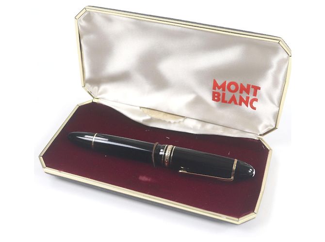 Pluma Montblanc Meisterstück Au750 Negro - vista 2