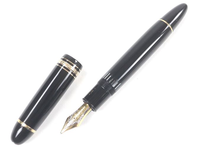 Pluma Montblanc Meisterstück Au750 Negro - vista 3
