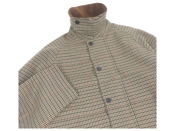 Autre Marque Abrigo de pana con cuello alto Glen check Barbour Beige - vista 2