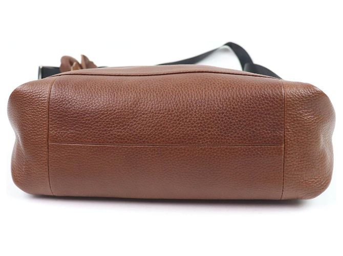 Autre Marque Borsa a mano 2 in 1 in pelle di coccodrillo Beaugrand Marrone - vista 4