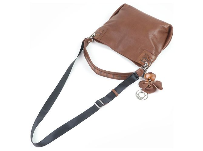 Autre Marque Borsa a mano 2 in 1 in pelle di coccodrillo Beaugrand Marrone - vista 5