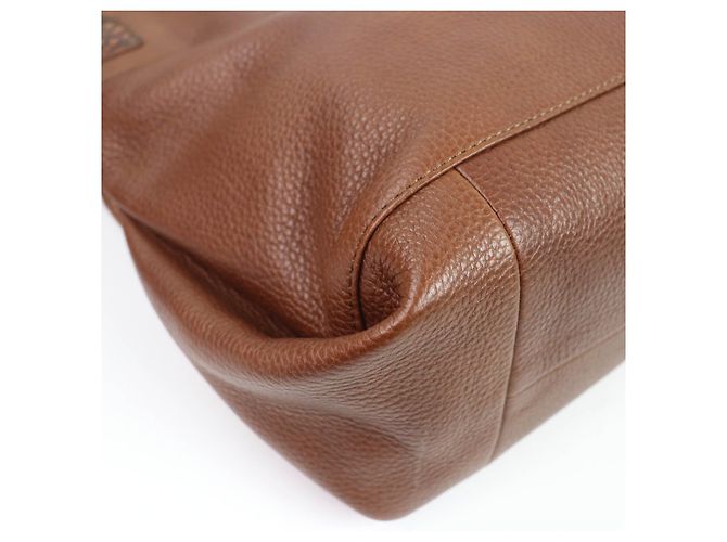 Autre Marque Borsa a mano 2 in 1 in pelle di coccodrillo Beaugrand Marrone - vista 8