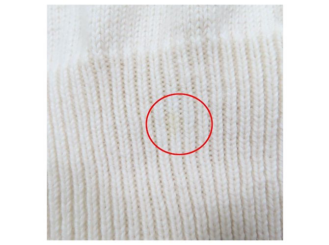 Blusa de manga longa em algodão tricotado Louis Vuitton Cru - vista 10