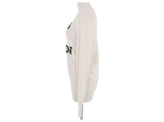 Blusa de manga longa em algodão tricotado Louis Vuitton Cru - vista 2