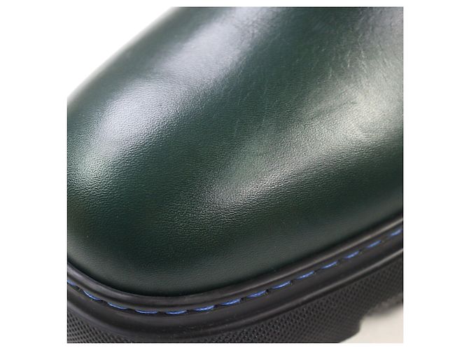 Stivali Chelsea Creeper Burberry Verde - vista 14
