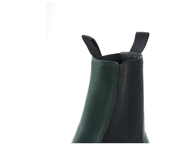 Stivali Chelsea Creeper Burberry Verde - vista 8
