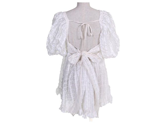 Autre Marque Cecilie Bahnsen VEGTA BLOUSE Blusa Blanco - vista 3