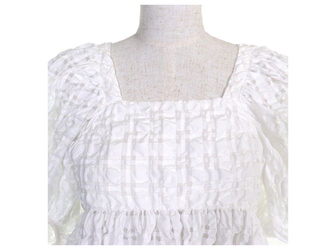 Autre Marque Cecilie Bahnsen VEGTA BLOUSE Blusa Blanco - vista 4