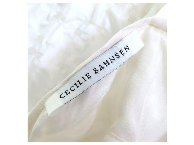 Autre Marque Cecilie Bahnsen VEGTA BLOUSE Blusa Blanco - vista 5