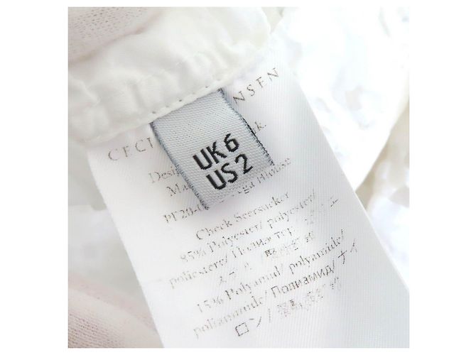 Autre Marque Cecilie Bahnsen VEGTA BLOUSE Blusa Blanco - vista 6