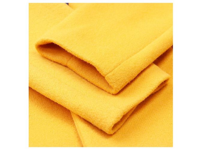 Autre Marque Abrigo Chester de Lana Melton ENFOLD Amarillo - vista 11
