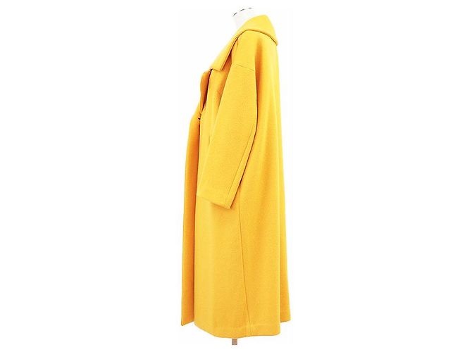 Autre Marque Abrigo Chester de Lana Melton ENFOLD Amarillo - vista 3