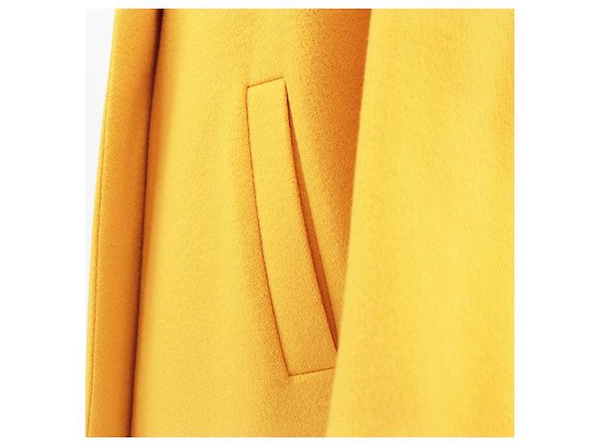 Autre Marque Abrigo Chester de Lana Melton ENFOLD Amarillo - vista 4