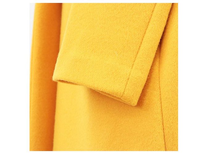 Autre Marque Abrigo Chester de Lana Melton ENFOLD Amarillo - vista 5