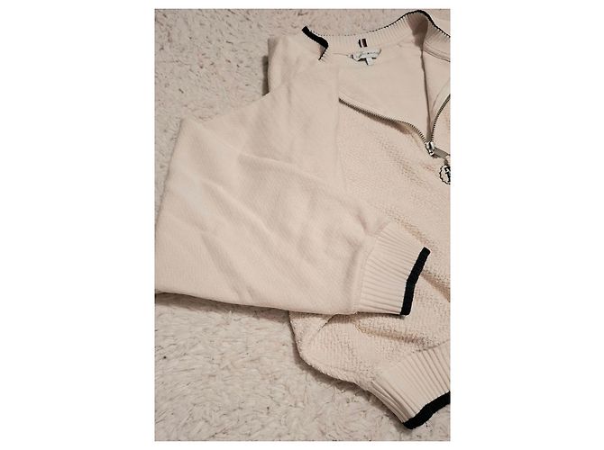 Sudadera beige Tommy Hilfiger con cremallera - vista 10