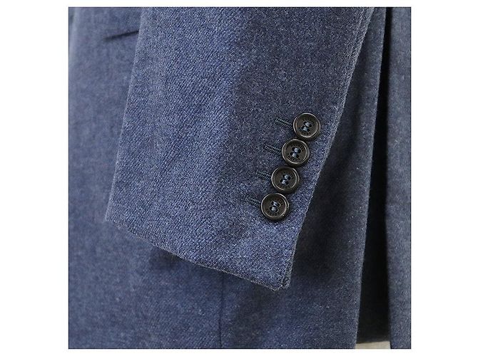 Alfred Dunhill Chaqueta de mezcla de cachemira Dunhill BELGRAVIA Azul - vista 4
