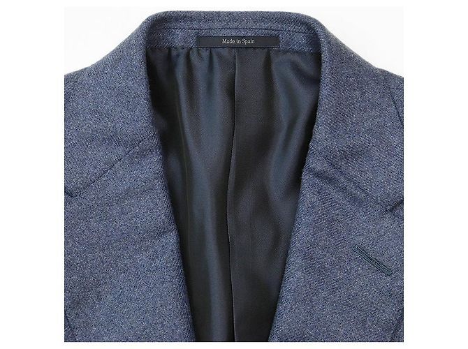 Alfred Dunhill Chaqueta de mezcla de cachemira Dunhill BELGRAVIA Azul - vista 6