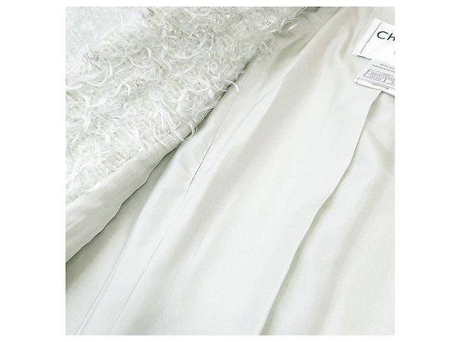 Timeless Abrigo de Lana de Nylon de Chanel Castaño - vista 12