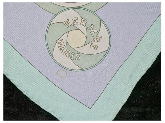Hermès Lathan Sequenzen 90*90 Hellblau - Ansicht 6