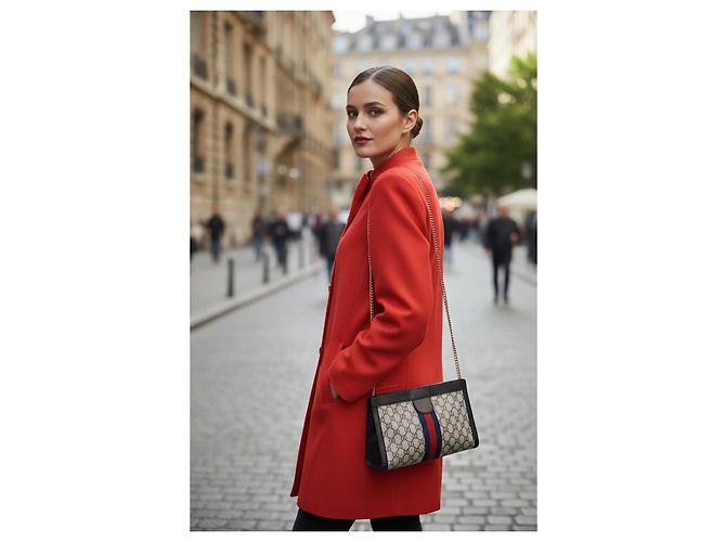 Abrigo Max Mara de lana rojo de doble botonadura Roja - vista 4