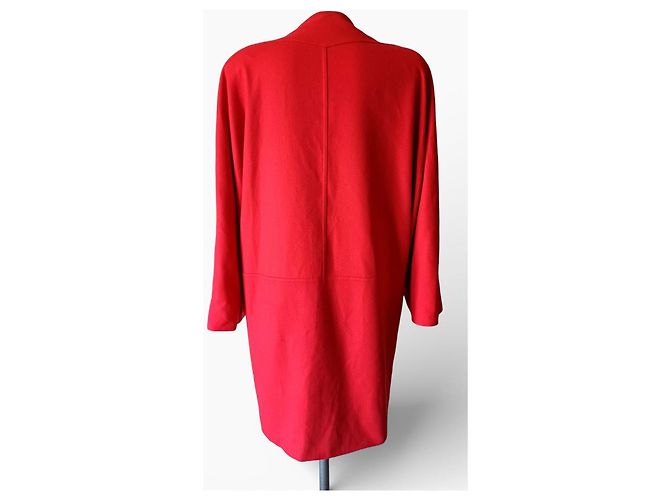 Abrigo Max Mara de lana rojo de doble botonadura Roja - vista 8