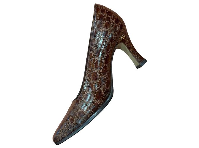 Tacchi Valentino Garavani Marrone - vista 3