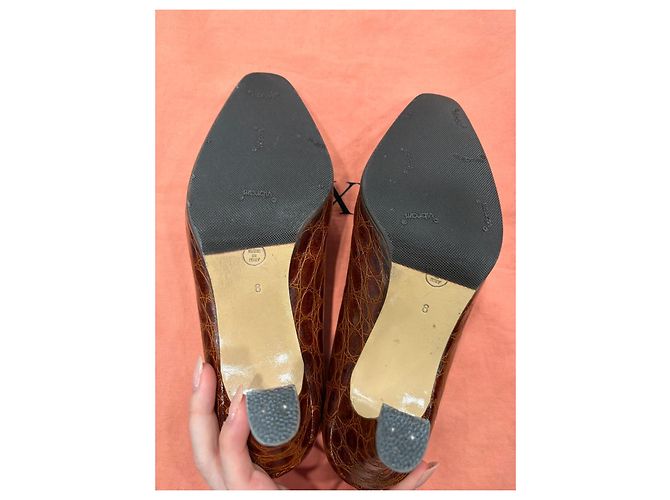Tacchi Valentino Garavani Marrone - vista 7