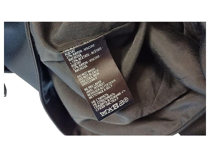 Haider Ackermann Schwarzes Etuikleid aus Satin - Ansicht 10