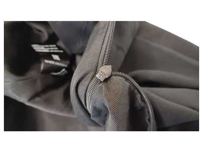 Haider Ackermann Schwarzes Etuikleid aus Satin - Ansicht 9