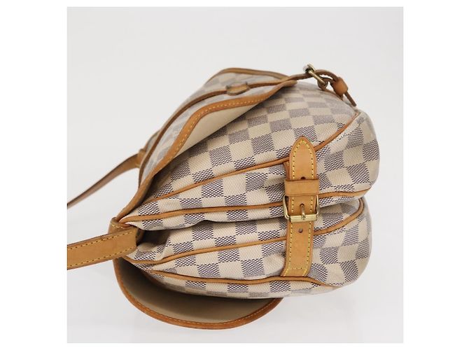 Louis Vuitton Saumur Damier Ebene 30 Beige - vista 4