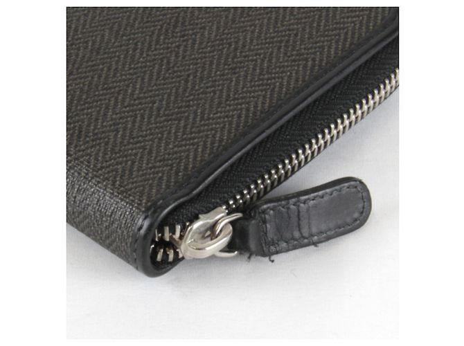 Bulgari Carteira longa com zíper redonda Bvlgari Weekend Preto - vista 3
