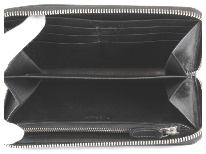 Bulgari Carteira longa com zíper redonda Bvlgari Weekend Preto - vista 7
