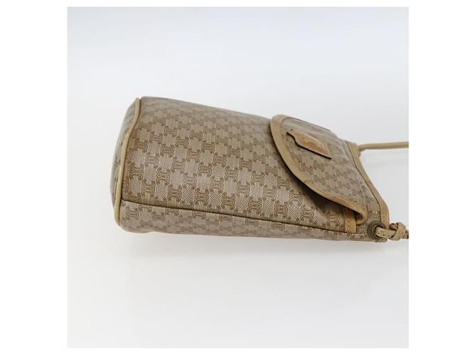 Céline Celine Vintage Macadam Canvas Medium Beige - vista 4