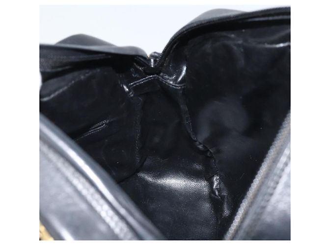 Borsa a Spalla Salvatore Ferragamo in Tela Nera e Oro Auth 166679 Nero D'oro - vista 18