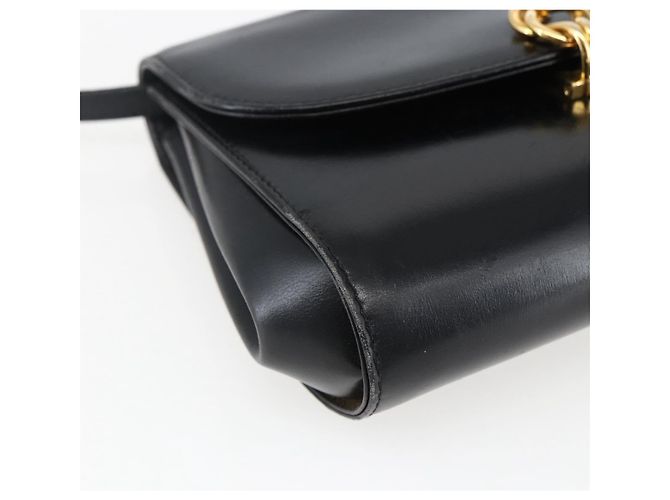 Borsa a Spalla in Pelle Nera e Oro GUCCI 004 056 0219 Auth fm5081 Nero D'oro - vista 15