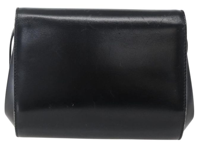 Borsa a Spalla in Pelle Nera e Oro GUCCI 004 056 0219 Auth fm5081 Nero D'oro - vista 2