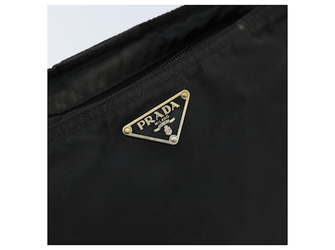 Borsa a Spalla PRADA Nylon Nera Auth 170396 Nero - vista 18