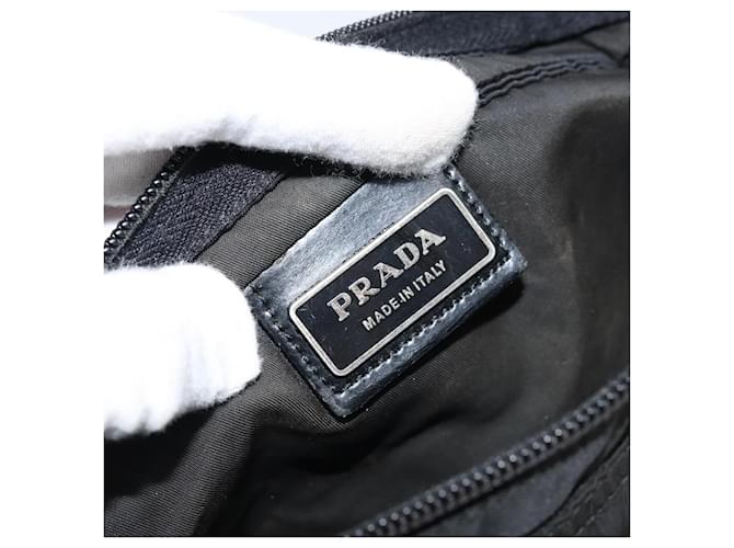 Borsa a Spalla PRADA Nylon Nera Auth 170396 Nero - vista 19