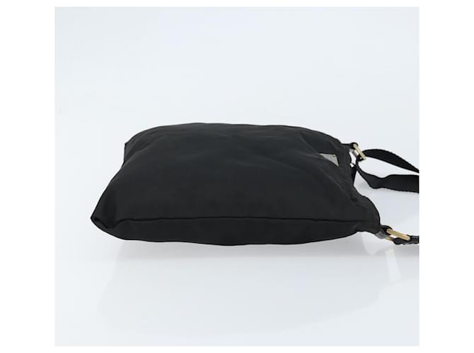 Borsa a Spalla PRADA Nylon Nera Auth 170396 Nero - vista 3