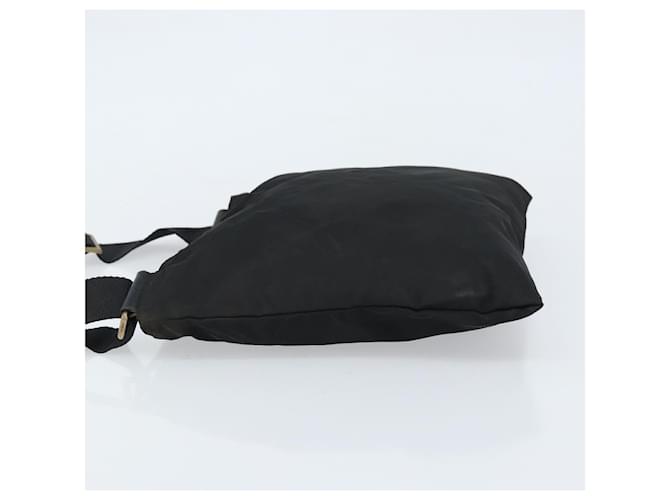 Borsa a Spalla PRADA Nylon Nera Auth 170396 Nero - vista 4
