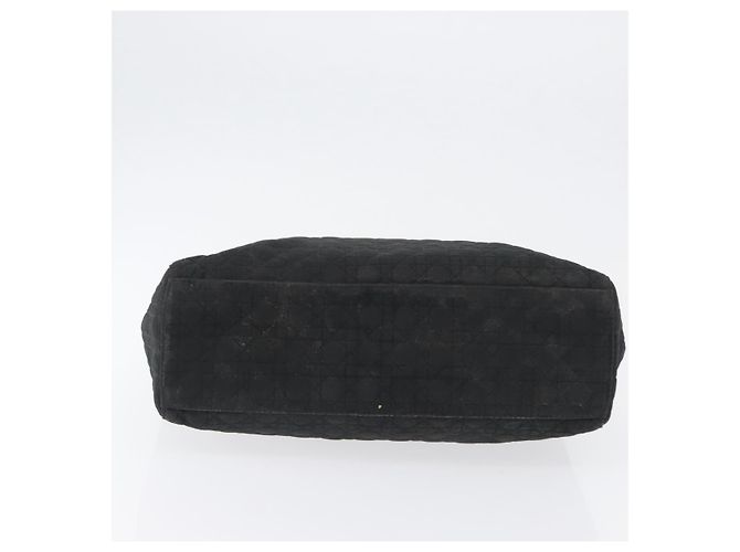 Borsa Canage in nylon nero e oro Christian Dior Auth bs33545 D'oro - vista 5