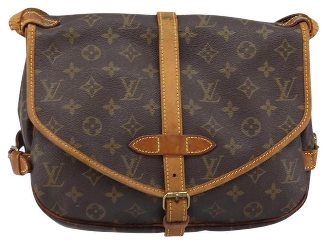 LOUIS VUITTON Borsa a Spalla Monogram Saumur 30 M42256 LV Auth ka2534 Monogramma - vista 13