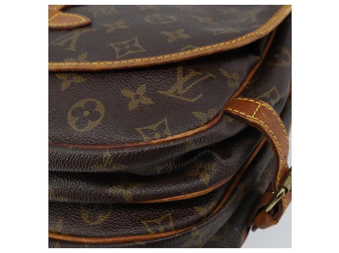LOUIS VUITTON Borsa a Spalla Monogram Saumur 30 M42256 LV Auth ka2534 Monogramma - vista 16