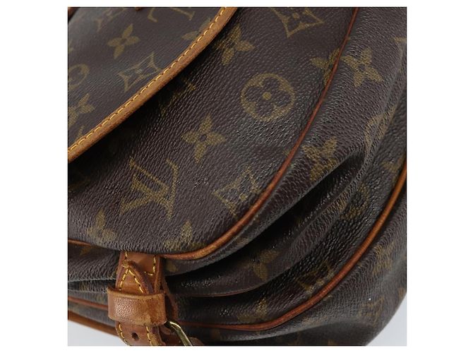 LOUIS VUITTON Borsa a Spalla Monogram Saumur 30 M42256 LV Auth ka2534 Monogramma - vista 17