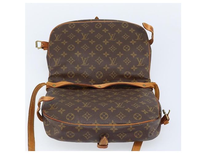 LOUIS VUITTON Borsa a Spalla Monogram Saumur 30 M42256 LV Auth ka2534 Monogramma - vista 19